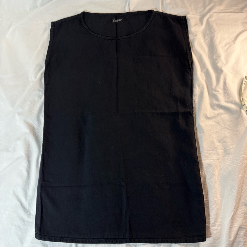 Courtshop Black Sleeveless Tunic/Dress Size Medium